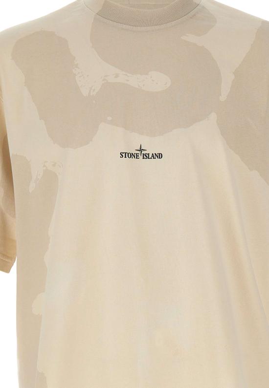 26SS 스톤 아일랜드 반팔 티셔츠 2100002S0365 V0093 Beige - STONE ISLAND