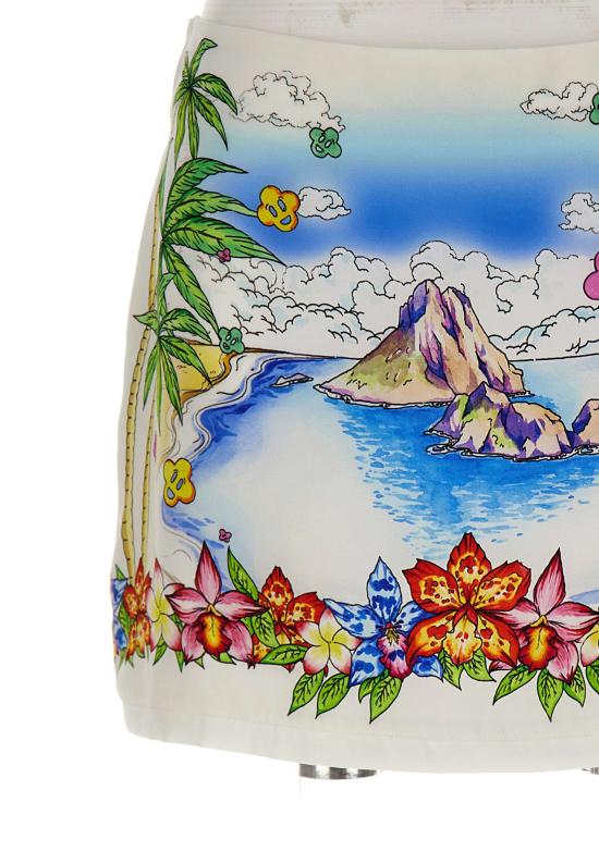 26SS 카사블랑카 숏 스커트 WSS26SK232 01 MultiColour - CASABLANCA