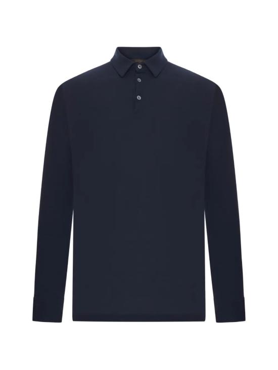 26SS 자노네 폴로 티셔츠 815132 ZG380 Z0542 BLU NAVY