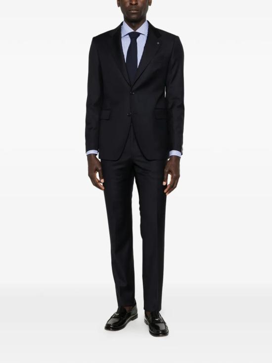 26SS 보리엘로 긴팔 셔츠 21019 2 STRIPE LIGHT BLUE - BORRIELLO