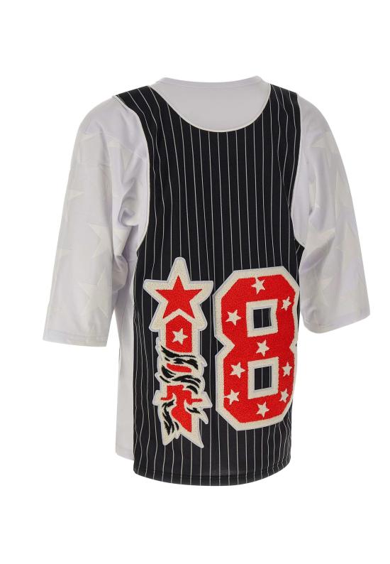 26SS 피디에프 반팔 티셔츠 DFM54045TJ101 BLKWH - PDF