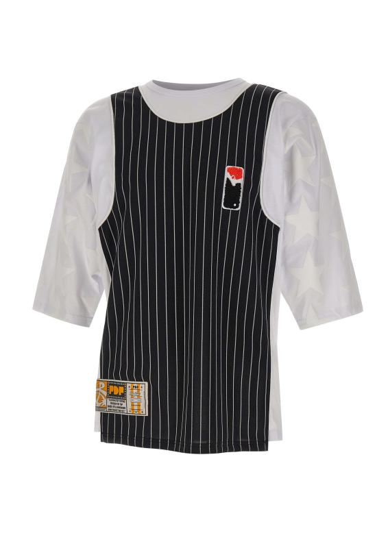 26SS 피디에프 반팔 티셔츠 DFM54045TJ101 BLKWH