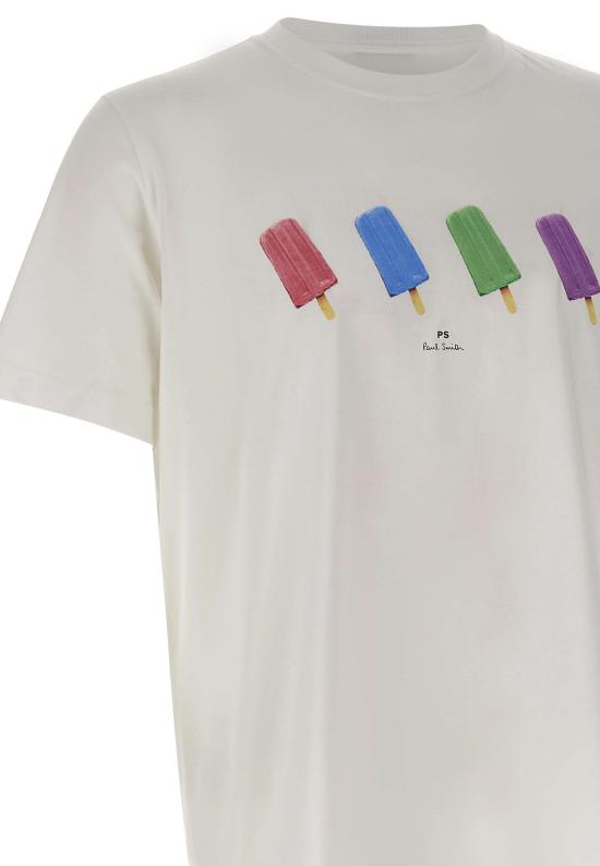 26SS 폴 스미스 지브라 패치 반팔 M2R011RVP5780 White - PAUL SMITH