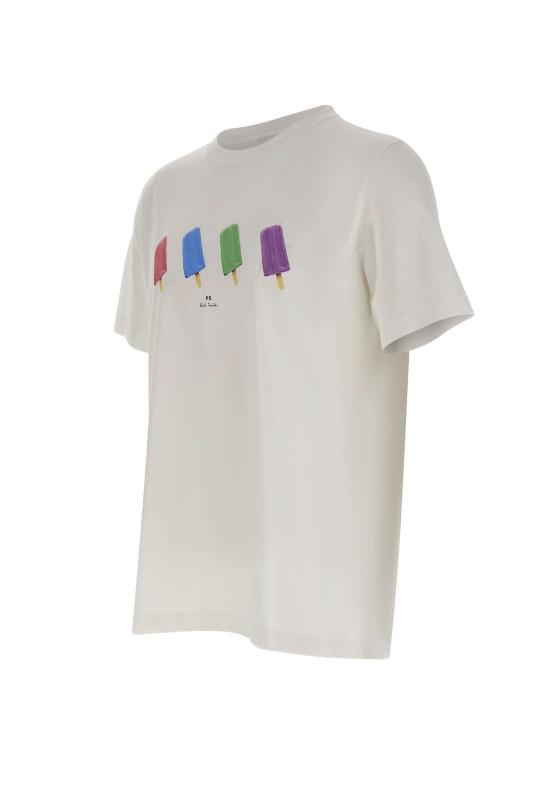 26SS 폴 스미스 지브라 패치 반팔 M2R011RVP5780 White - PAUL SMITH