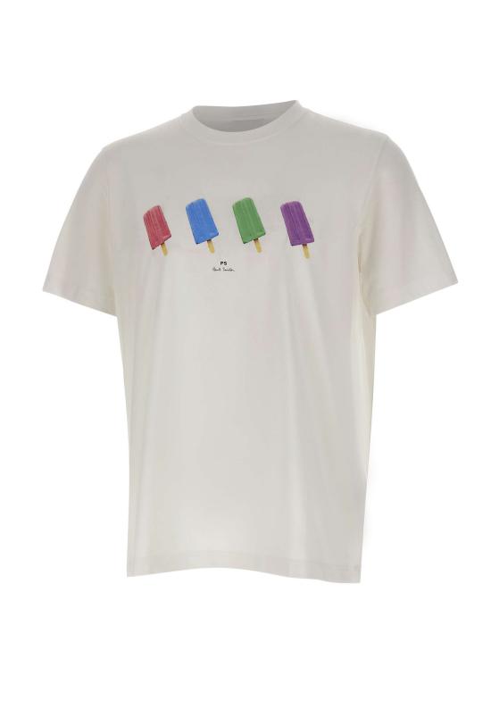 26SS 폴 스미스 지브라 패치 반팔 M2R011RVP5780 White