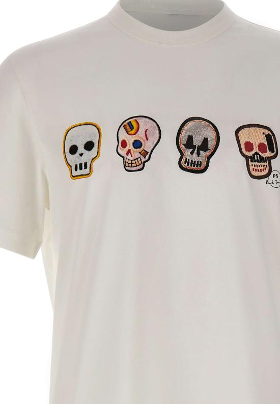 26SS 폴 스미스 반팔 티셔츠 M2R220XVP5791 02 White - PAUL SMITH