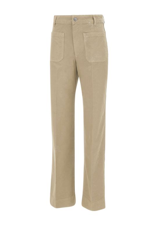 26SS 빅토리아 베컴 스트레이트 팬츠 1226DJE007252E STONEGRY Green