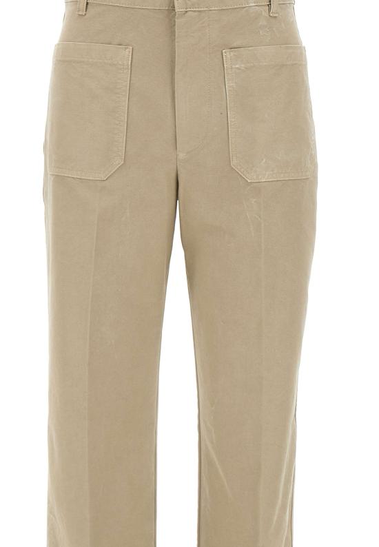 26SS 빅토리아 베컴 스트레이트 팬츠 1226DJE007252E STONEGRY Green - VICTORIA BECKHAM