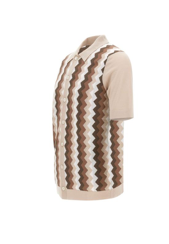 26SS 그랑싸쏘 반팔 셔츠 43194 20747010 Beige - GRAN SASSO