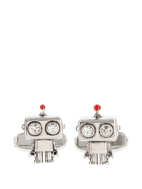 26SS 폴 스미스 커프스 링크/타이 홀더 M1ACUFFUROBOT 82 Silver