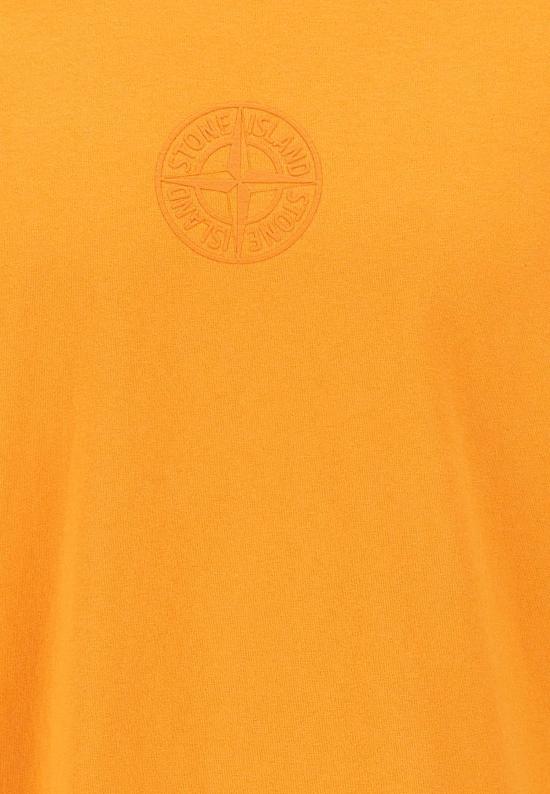 26SS 스톤 아일랜드 반팔 티셔츠 2100001S0E14 V007E Orange - STONE ISLAND