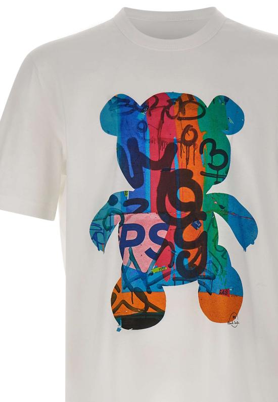 26SS 폴 스미스 반팔 티셔츠 M2R220XVP5789 01 White - PAUL SMITH