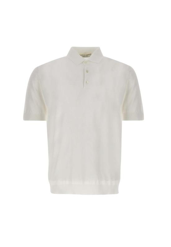 26SS 필리포 드 로렌티스 폴로 티셔츠 PL1MC CR14R001 White