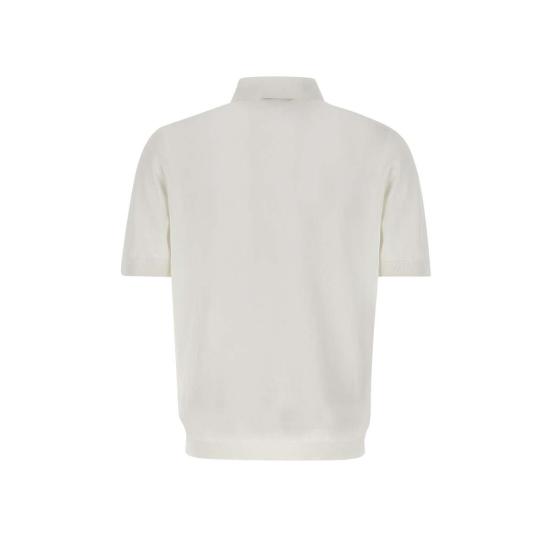 26SS 필리포 드 로렌티스 폴로 티셔츠 PL1MC CR14R001 White - FILIPPO DE LAURENTIIS