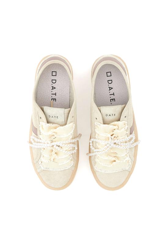26SS 데이트 스니커즈 W441TEBW BI Beige - D.A.T.E.