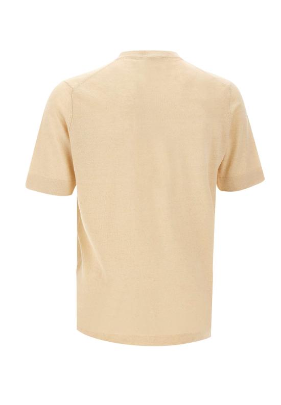 26SS 필리포 드 로렌티스 반팔 티셔츠 TS0MC LC14R030 Beige - FILIPPO DE LAURENTIIS