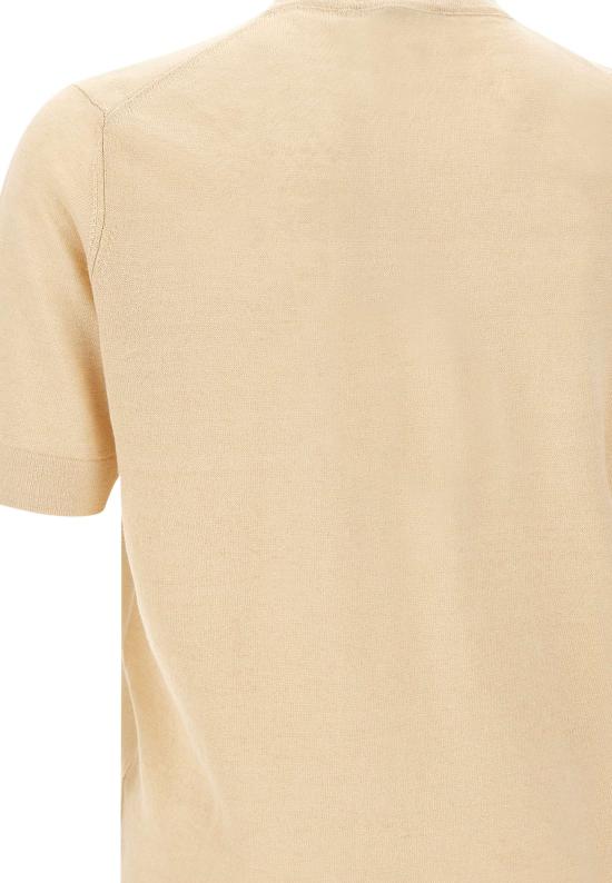 26SS 필리포 드 로렌티스 반팔 티셔츠 TS0MC LC14R030 Beige - FILIPPO DE LAURENTIIS