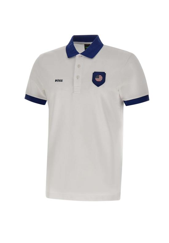 26SS 보스 폴로 티셔츠 50559263 121 White