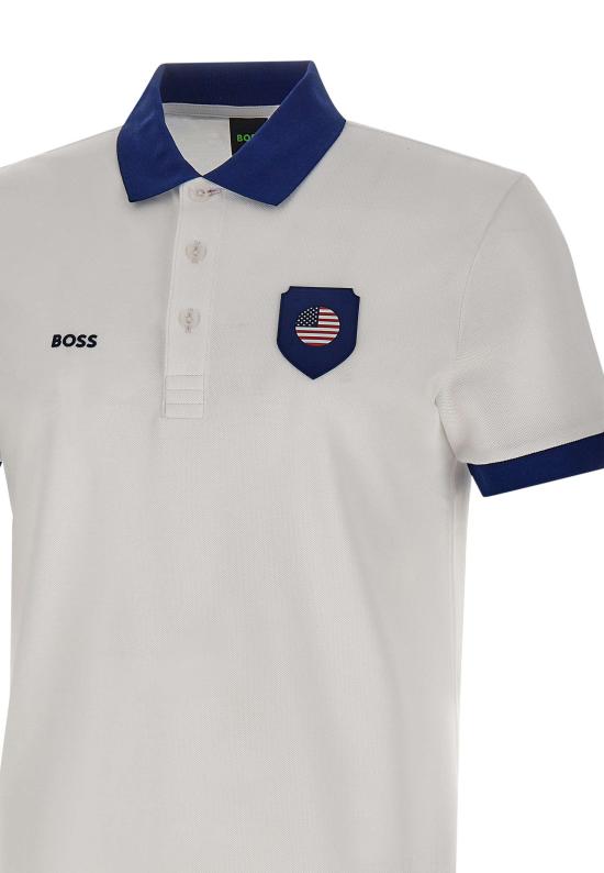 26SS 보스 폴로 티셔츠 50559263 121 White - BOSS