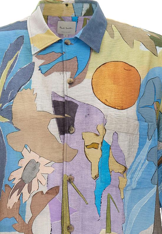 26SS 폴 스미스 반팔 셔츠 M1R857ZV03017 43 MULTI COLOR - PAUL SMITH