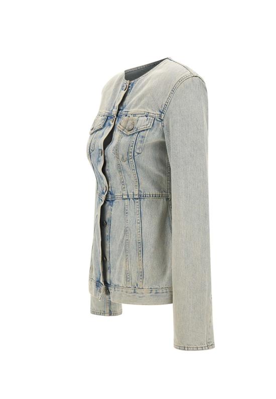 26SS 하이쿠레 데님 자켓 HEW09117DF203L0936 Blue - HAIKURE