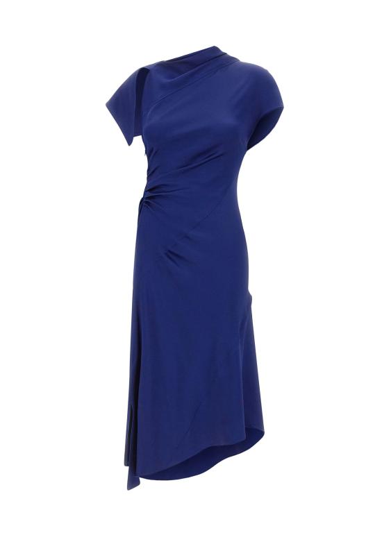 26SS 빅토리아 베컴 미디 원피스 1226WDR007294B INDIGO Blue