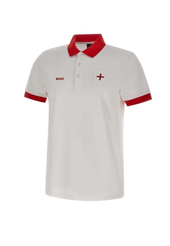 26SS 보스 폴로 티셔츠 50559263 101 White