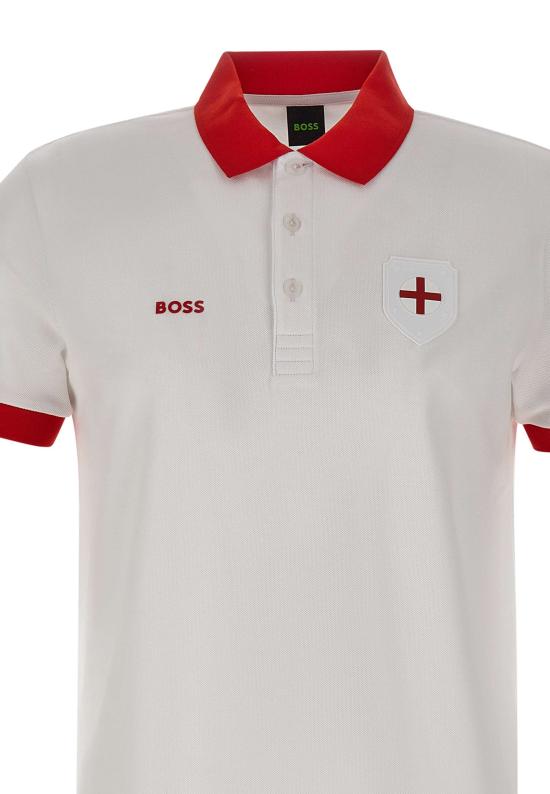 26SS 보스 폴로 티셔츠 50559263 101 White - BOSS