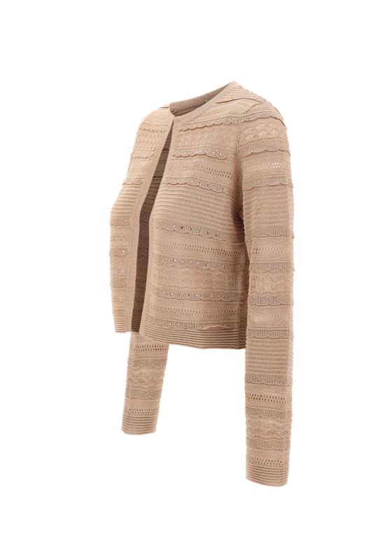 26SS 리우조 가디건 CA6237MA06S A4389 Beige - LIU JO