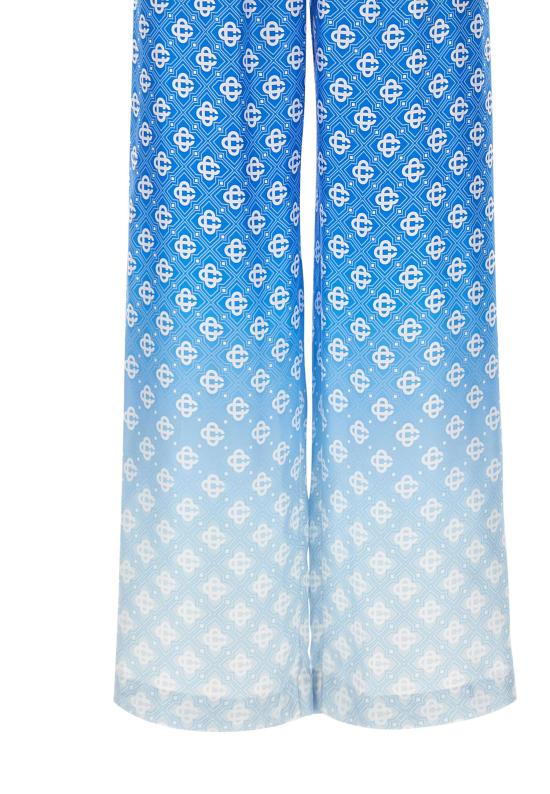 26SS 카사블랑카 팔라초 팬츠 WSS26TR372 02 Blue - CASABLANCA