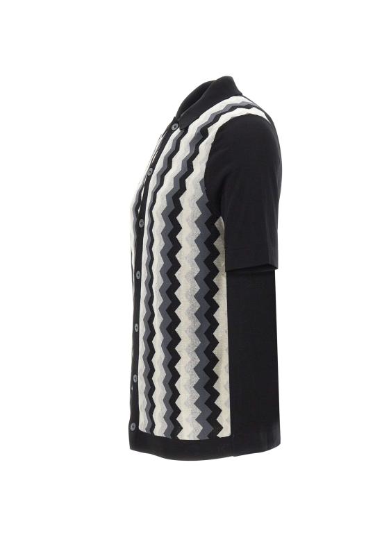 26SS 그랑싸쏘 반팔 셔츠 43194 20747099 Black - GRAN SASSO