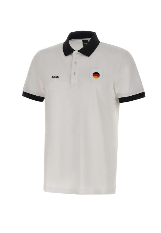 26SS 보스 폴로 티셔츠 50559263 102 White