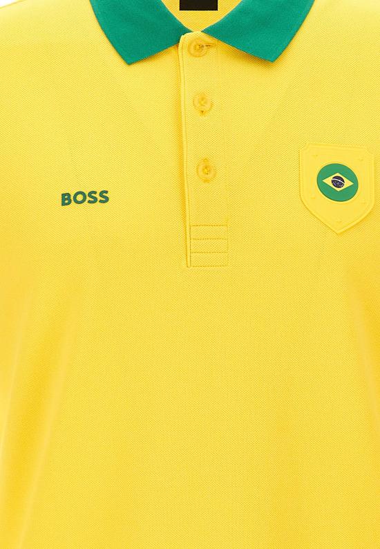 26SS 보스 폴로 티셔츠 50559263 740 Yellow - BOSS