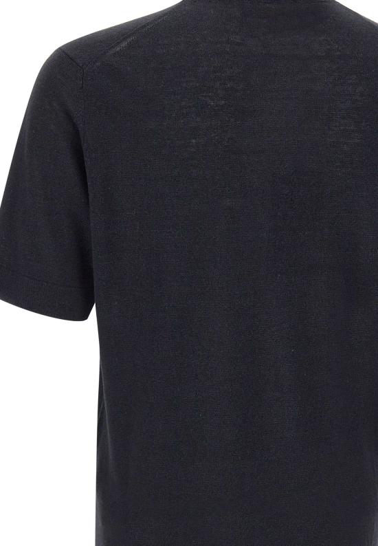 26SS 필리포 드 로렌티스 반팔 티셔츠 TS0MC LC14R990 Black - FILIPPO DE LAURENTIIS