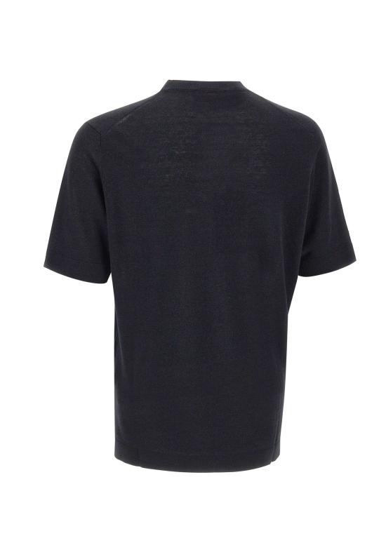 26SS 필리포 드 로렌티스 반팔 티셔츠 TS0MC LC14R990 Black - FILIPPO DE LAURENTIIS