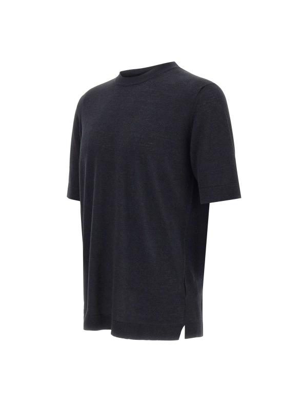 26SS 필리포 드 로렌티스 반팔 티셔츠 TS0MC LC14R990 Black - FILIPPO DE LAURENTIIS