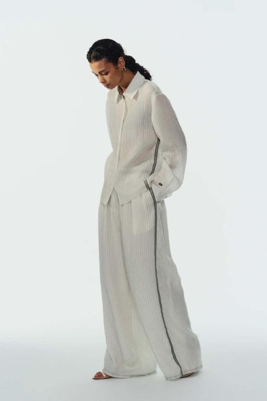  Saint Art New York 블라우스 세인트 아트 뉴욕 라네트 핀스트라이프 - OTHER BRANDS