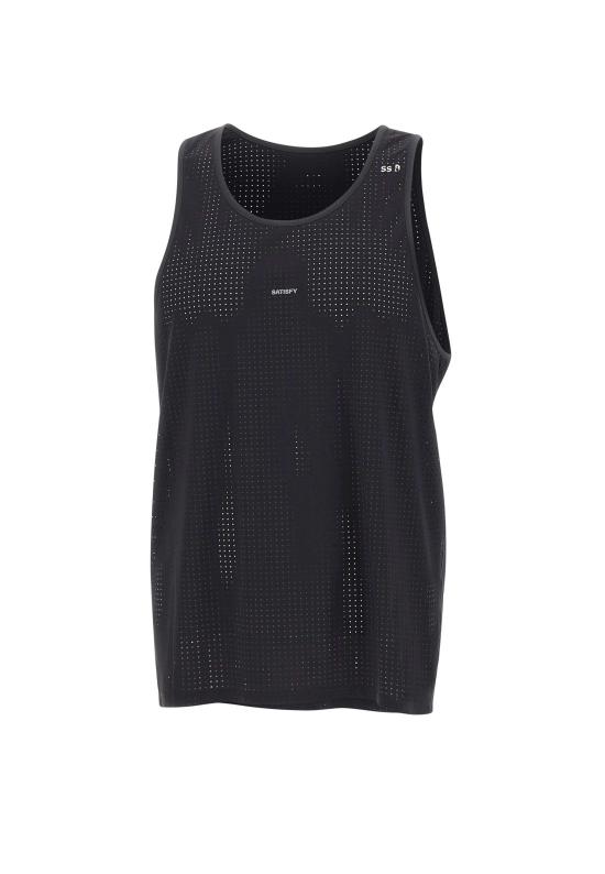 26SS 새티스파이 민소매 티셔츠 11004 00001BK Black