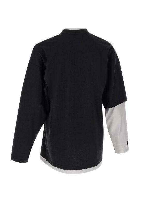 26SS 피디에프 긴팔 티셔츠 DFM54039TJ101 BLADE Black - PDF