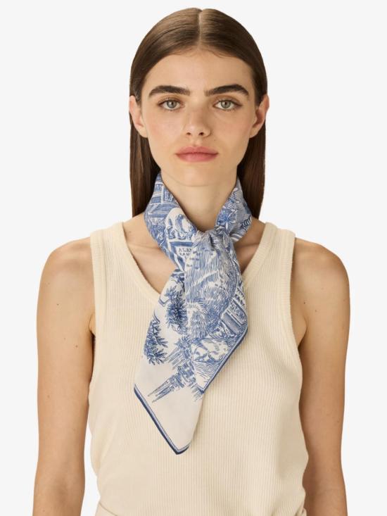  이누이 에디션 머플러/스카프 Inoui Editions Square 65 피라네시 스카프 - INOUI EDITION