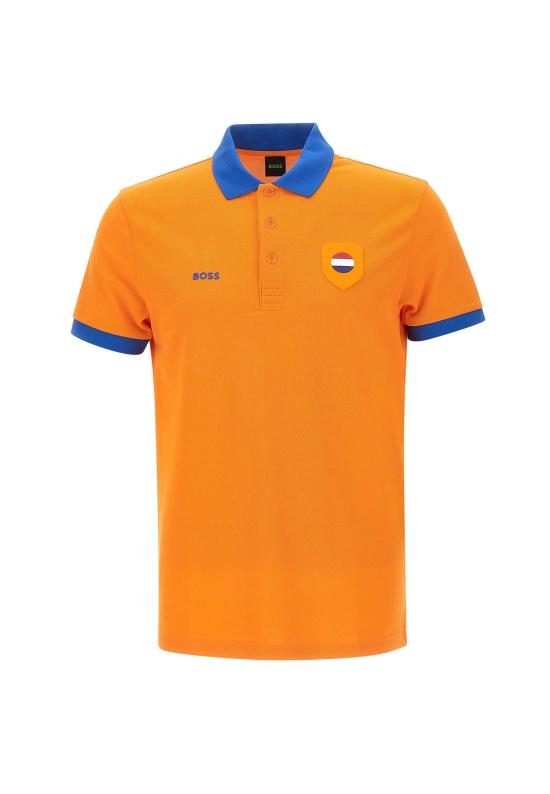 26SS 보스 폴로 티셔츠 50559263 821 Orange