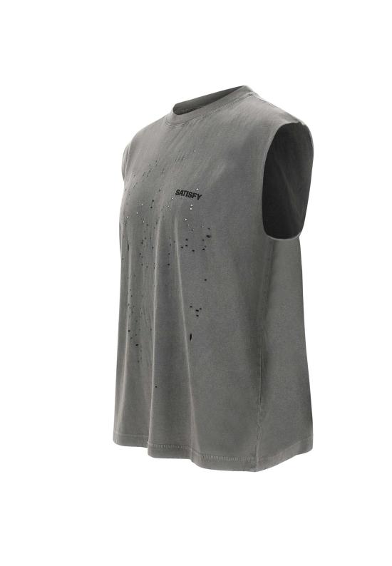 26SS 새티스파이 모스테크 머슬 티셔츠 11005 01A02 Grey - SATISFY