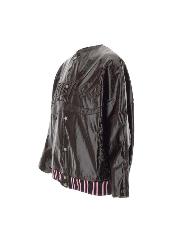 26SS 피디에프 가죽 자켓 DFM09040FP103 BORDE RED - PDF