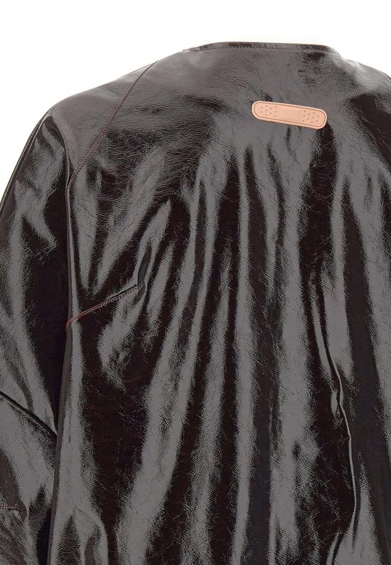 26SS 피디에프 가죽 자켓 DFM09040FP103 BORDE RED - PDF