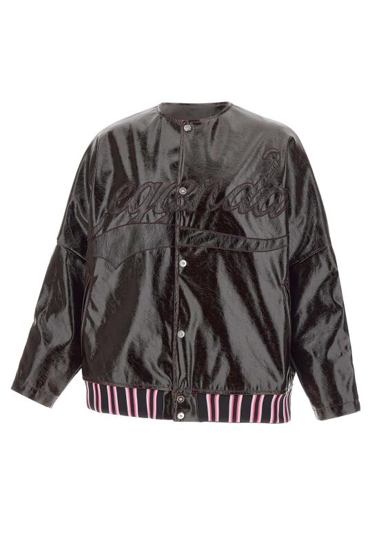 26SS 피디에프 가죽 자켓 DFM09040FP103 BORDE RED