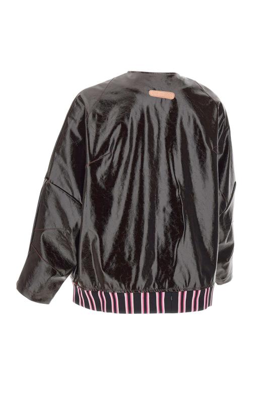 26SS 피디에프 가죽 자켓 DFM09040FP103 BORDE RED - PDF