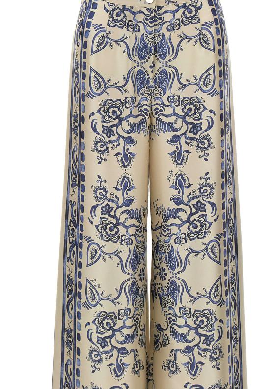 26SS 리우조 팔라초 팬츠 CA6230TS555 P9652 MultiColour - LIU JO