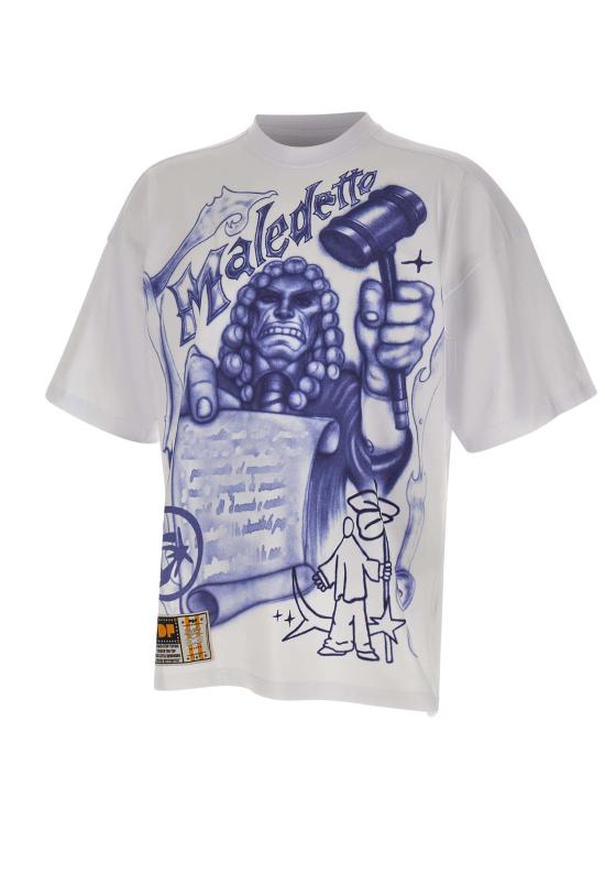 26SS 피디에프 반팔 티셔츠 DFM54029TJ112JUDGE WHITE White