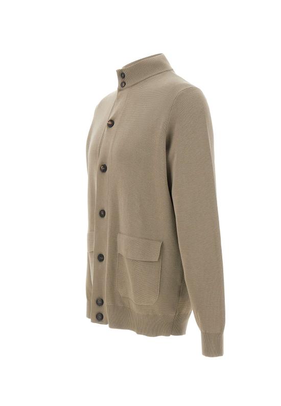 26SS 필리포 드 로렌티스 가디건 BB1MLTP CR12M511 Green - FILIPPO DE LAURENTIIS