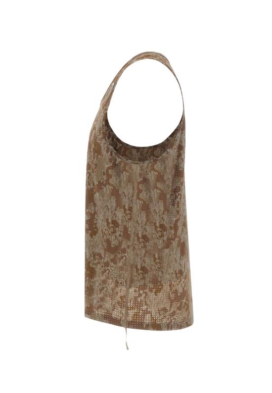 26SS 새티스파이 민소매 티셔츠 11146 59F01 Brown - SATISFY